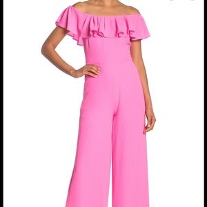 Betsey Johnson, size 14, Off-the shoulder jumpsuit